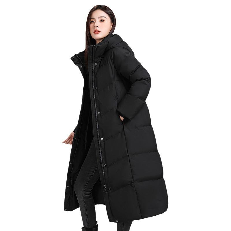 Coats | Charcoal Hooded Quilted Coat  –  Womens Clothing Charcoal