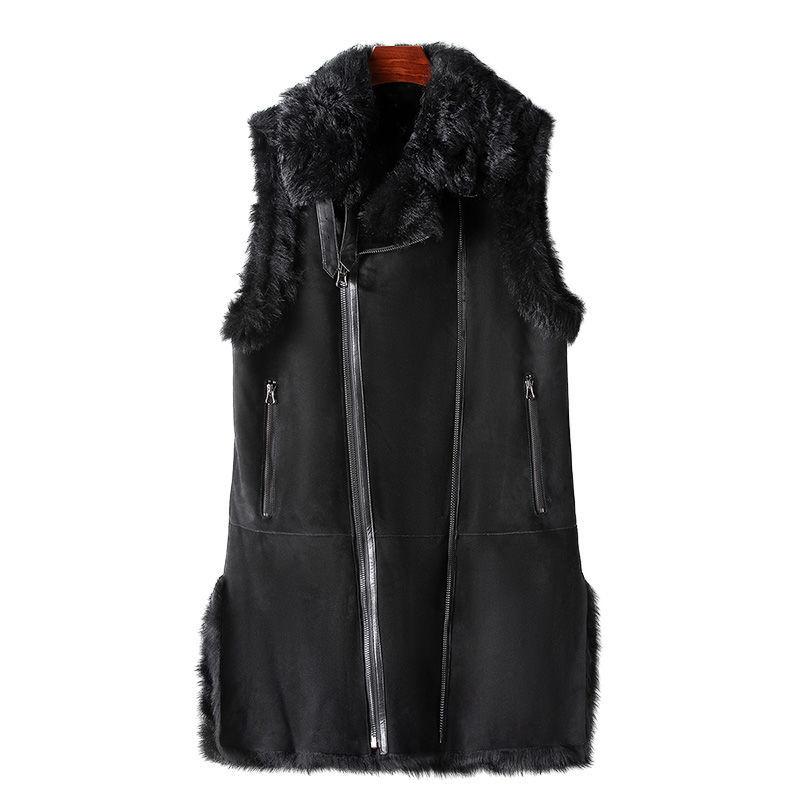 Coats | Mink Faux Fur Aviator Gilet  –  Womens Clothing Coats