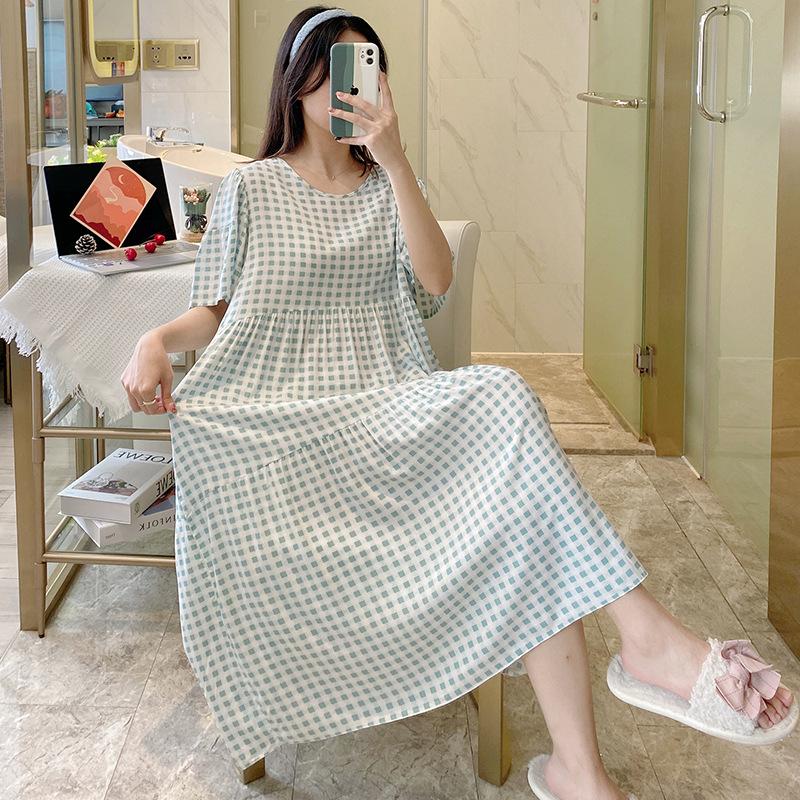 Dresses | Aqua Curve Gingham Print Tiered Dress  –  Womens Clothing Aqua