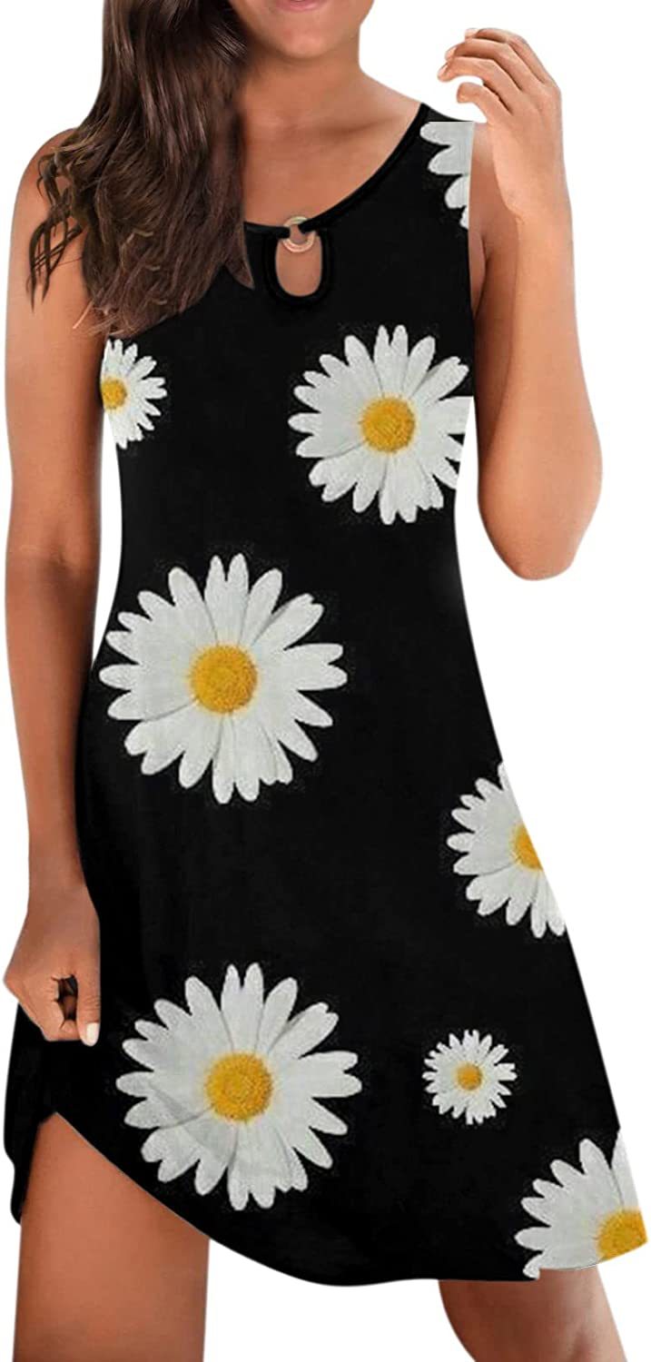 Dresses | Black Daisy Floral Shift Dress  –  Womens Clothing Black