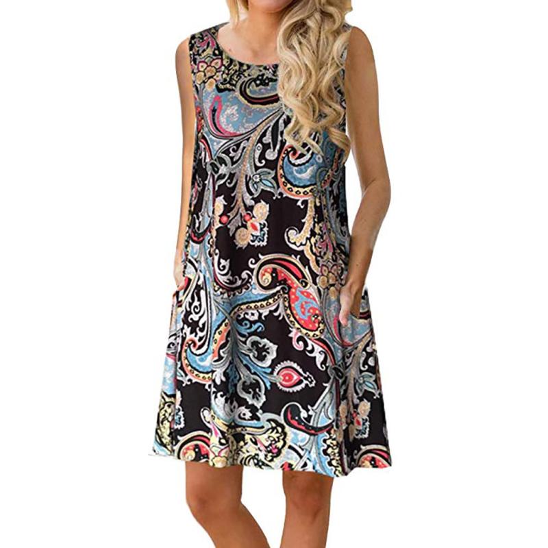 Dresses | Black Paisley Floral Tiered Smock Dress  –  Womens Clothing Black