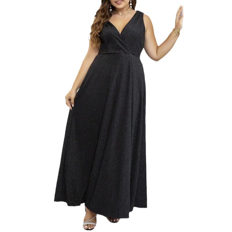 Dresses | Black Velvet Sparkle Stretch Maxi Dress  –  Womens Clothing Black