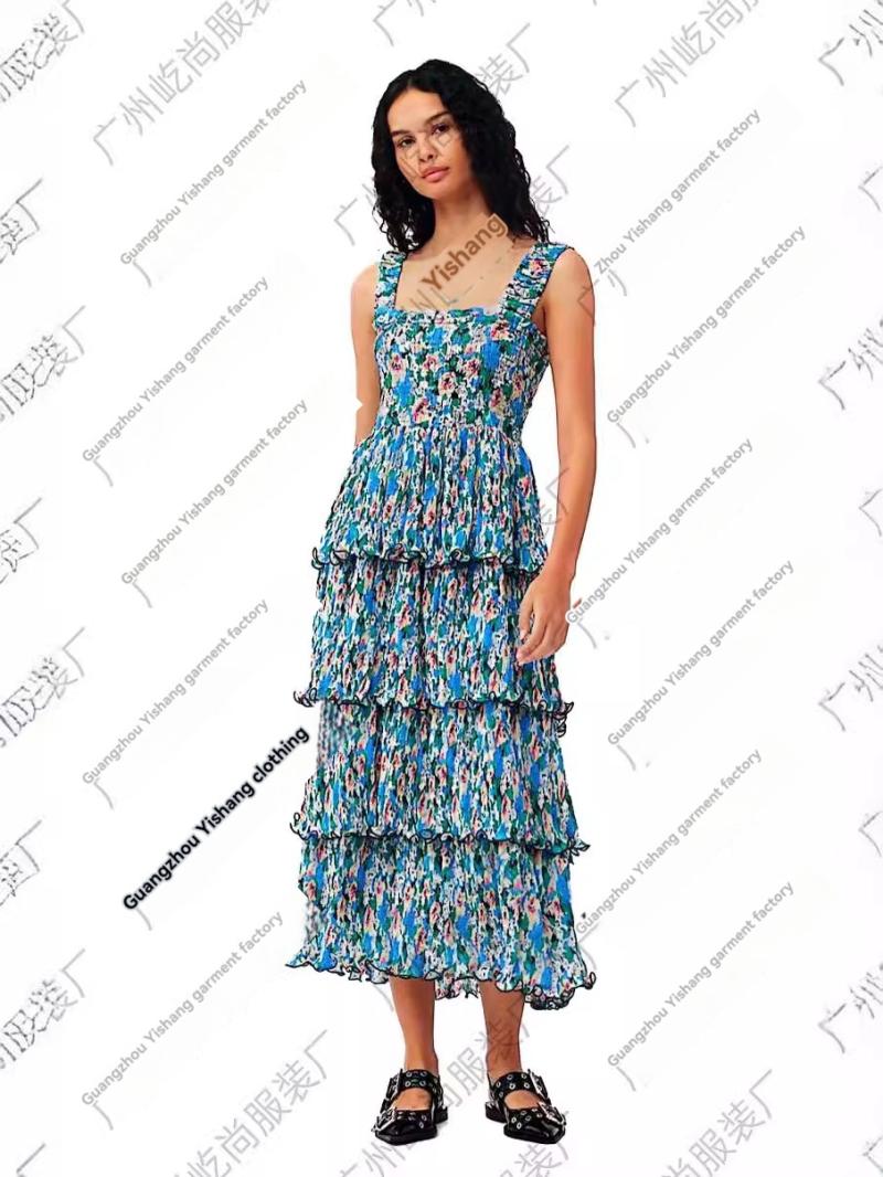 Dresses | Blue Petite Ditsy Floral Print Bardot Dress  –  Womens Clothing Blue