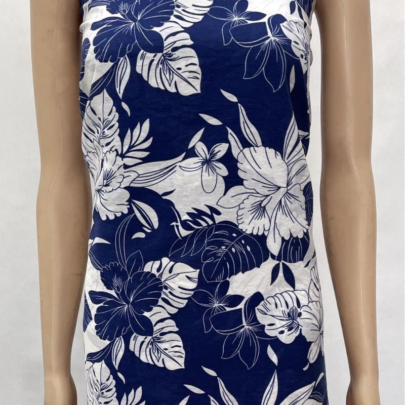 Dresses | Blue Petite Floral Print Tiered Sundress  –  Womens Clothing Blue