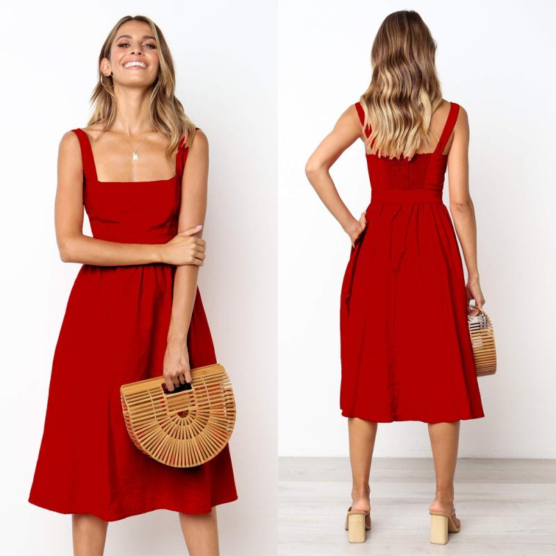 Dresses | Coral Petite Plain Stretch Back Maxi Dress  –  Womens Clothing CORAL