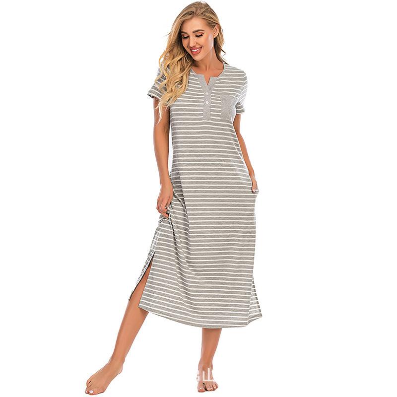 Dresses | Coral Petite Stripe Print Polo Shirt Dress  –  Womens Clothing CORAL