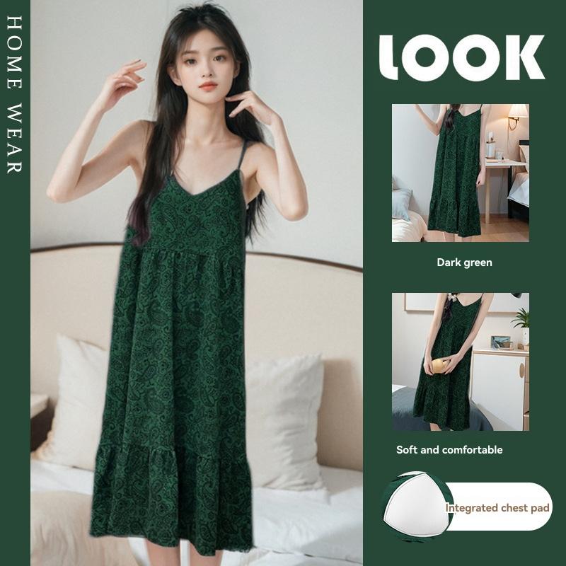 Dresses | Dark Green Animal Print Button Detail Smock Midi Dress  –  Womens Clothing Dark Green