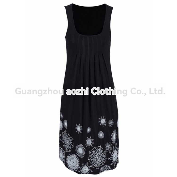 Dresses | Denim Sleeveless Cotton Embroidered Midi Dress  –  Womens Clothing Denim