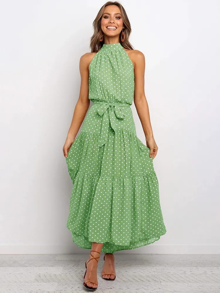 Dresses | Green Petite Polka Dot Shirt Dress  –  Womens Clothing Dresses