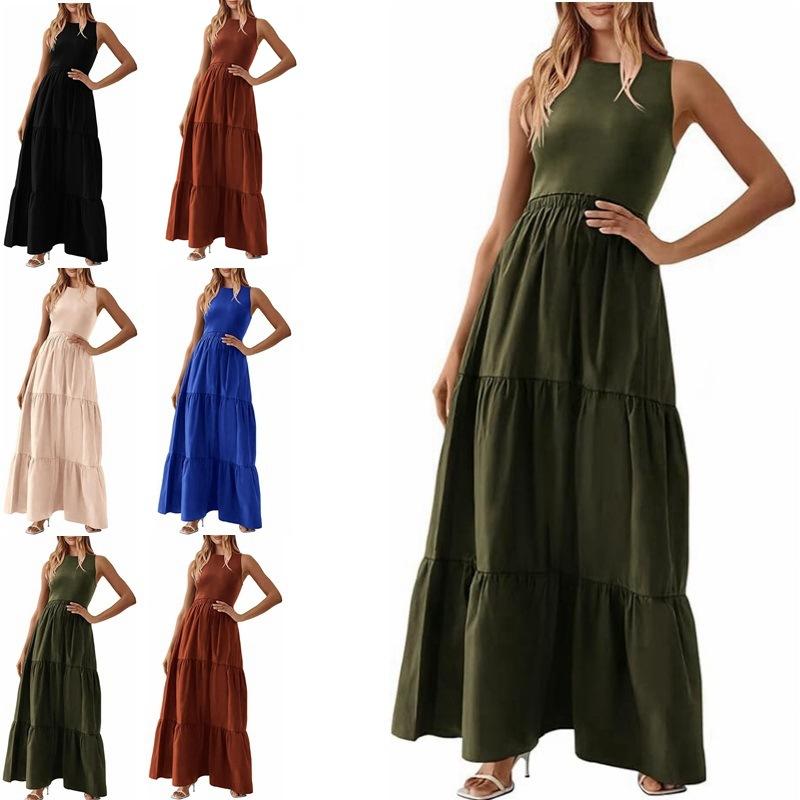 Dresses | Khaki Petite Button Front Tiered Midi Dress  –  Womens Clothing Dresses