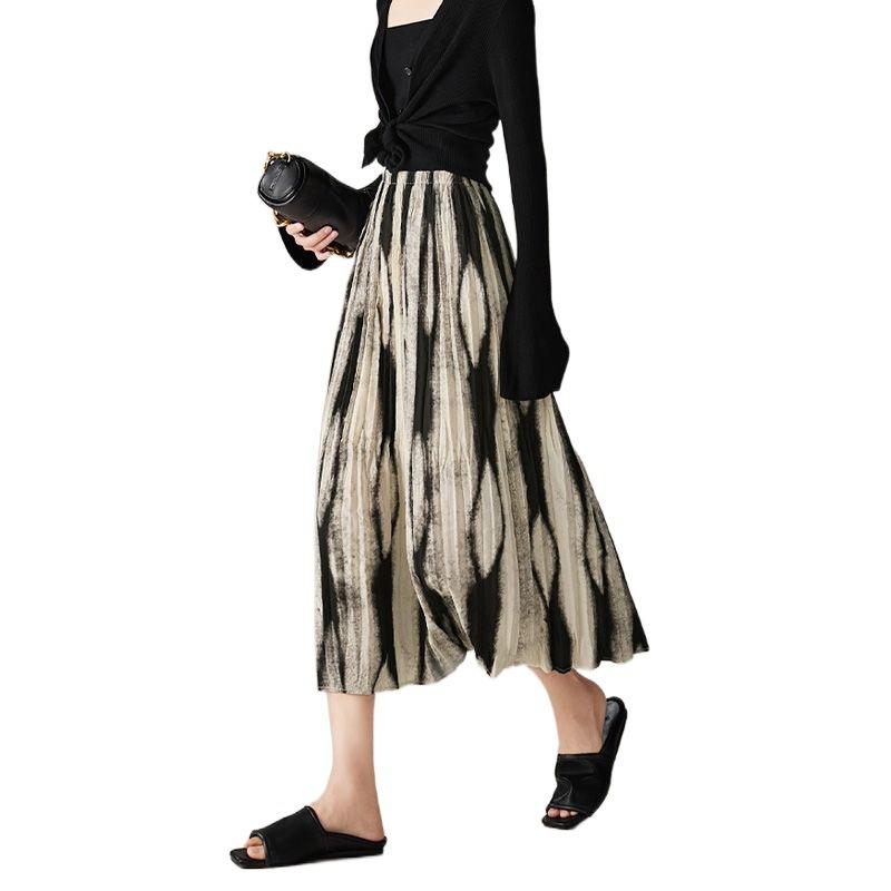 Dresses | Khaki Shadow Stripe Print Midi Dress  –  Womens Clothing Dresses