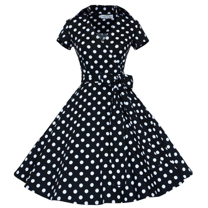 Dresses | Light Blue Petite Polka Dot Midi Dress  –  Womens Clothing Dresses