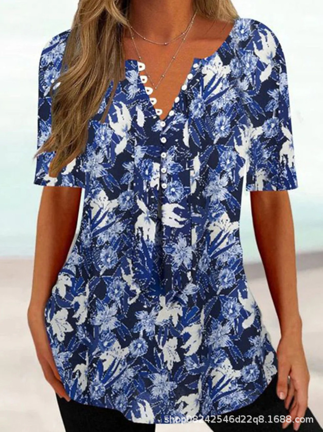 Dresses | Navy Petite Floral Frill Hem Stretch Dress  –  Womens Clothing Dresses