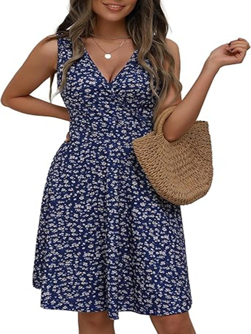 Dresses | Navy Petite Heart Print Stretch Dress  –  Womens Clothing Dresses