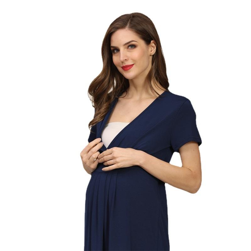 Dresses | Navy Petite Pleated Midi Stretch Dress  –  Womens Clothing Dresses