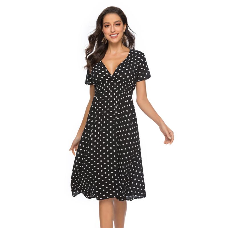 Dresses | Navy Petite Polka Dot Cape Dress  –  Womens Clothing Dresses