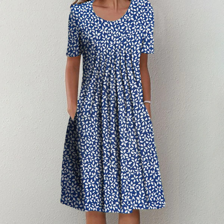 Dresses | Navy Petite Spot Print Wrap Dress  –  Womens Clothing Dresses