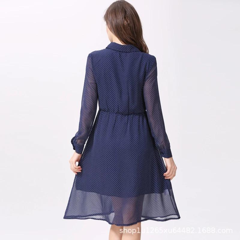 Dresses | Navy Petite Textured Spot Tiered Frill Hem Dress  –  Womens Clothing Dresses