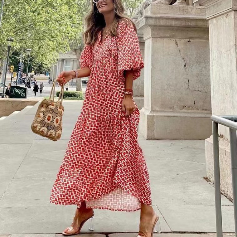 Dresses | Navy Spot Print Lace Detail Smock Dress  –  Womens Clothing Dresses