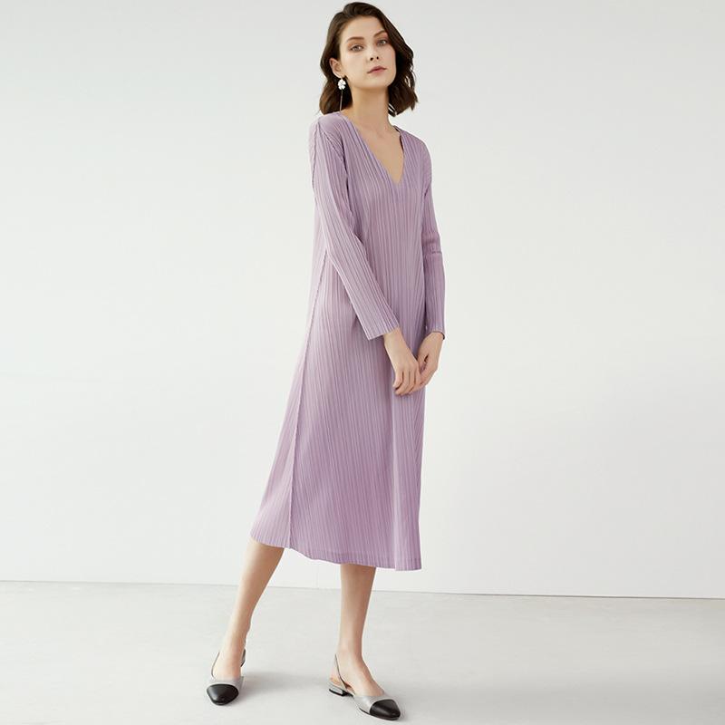 Dresses | Purple Textured V-Neck Stretch A-Richard Badders Dress  –  Womens Clothing Dresses