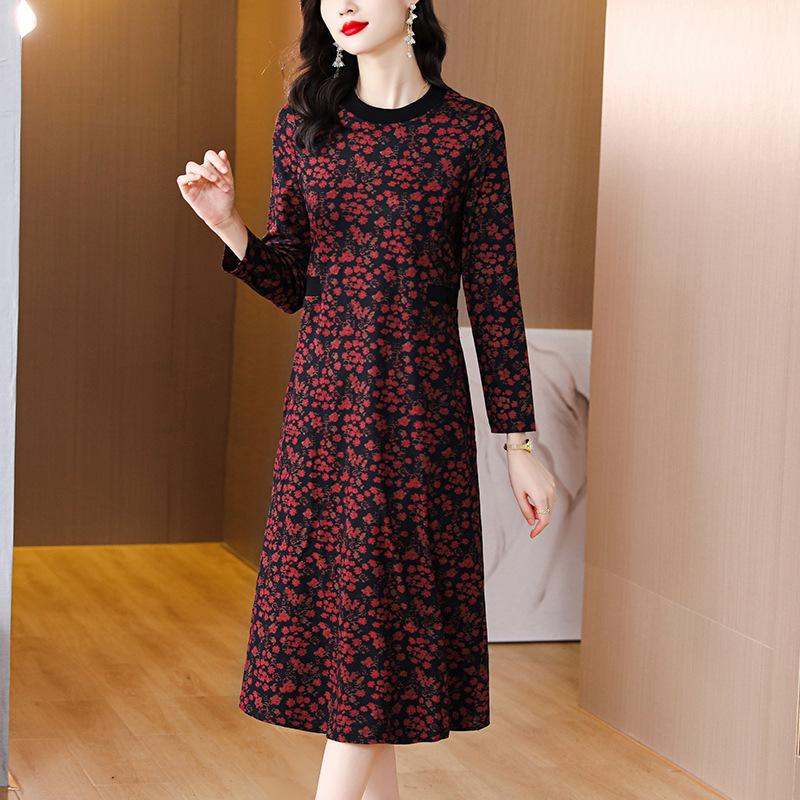 Dresses | Red Abstract Spot Print Pocket Shift Dress  –  Womens Clothing Dresses