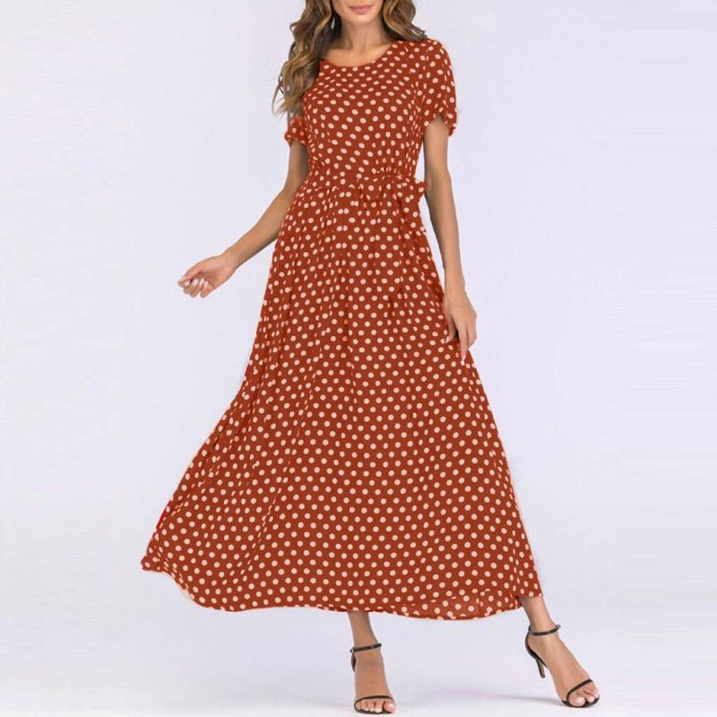 Dresses | Red Petite Polka Dot Bardot Midi Dress  –  Womens Clothing Dresses