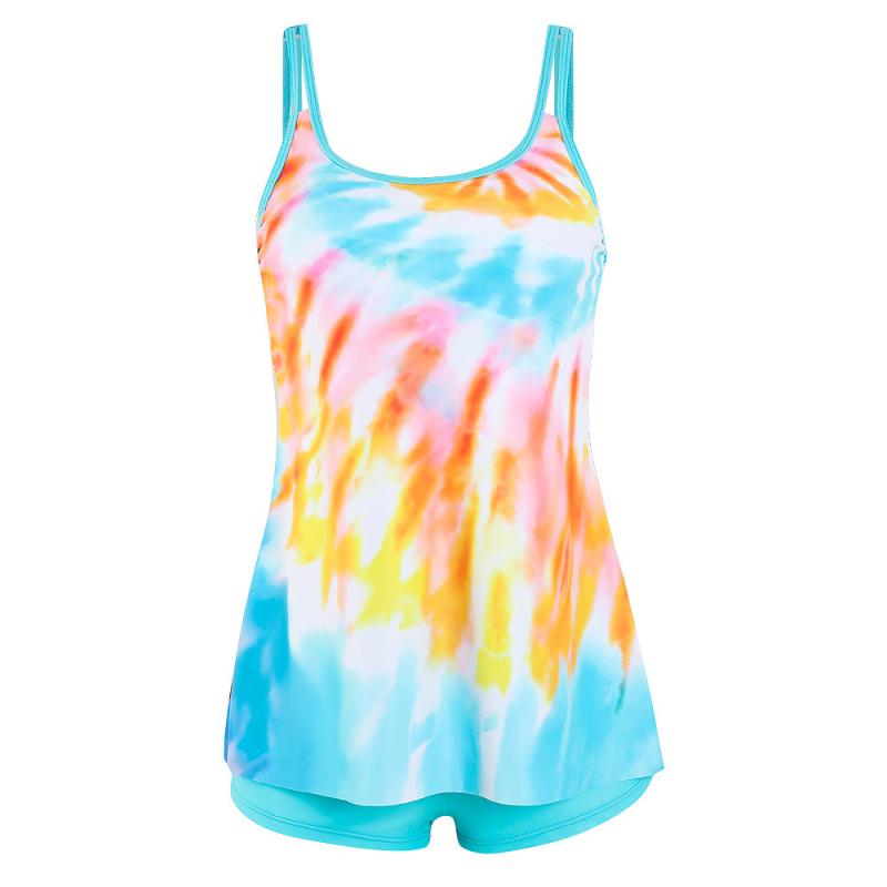 Dresses | Turquoise Petite Tie Dye Strappy Stretch Pocket Dress  –  Womens Clothing Dresses