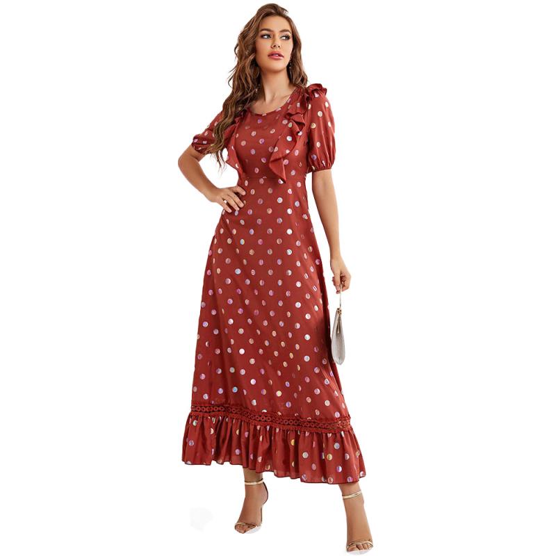 Dresses | Wine Paisley Border Print Maxi Dress  –  Womens Clothing Dresses