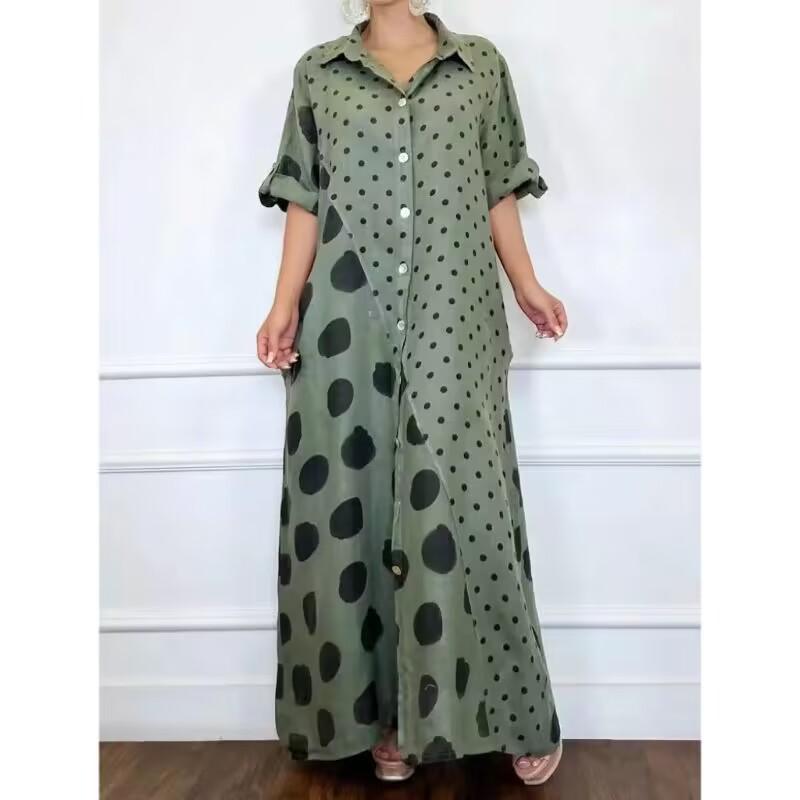 Dresses | Wine Spot Print Pocket Cocoon Dress  –  Womens Clothing Dresses