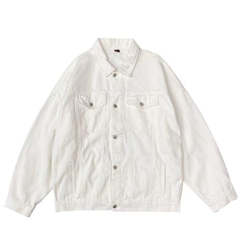 Jackets | Ivory Oversized Cotton Denim Jacket  –  Womens Clothing Ivory