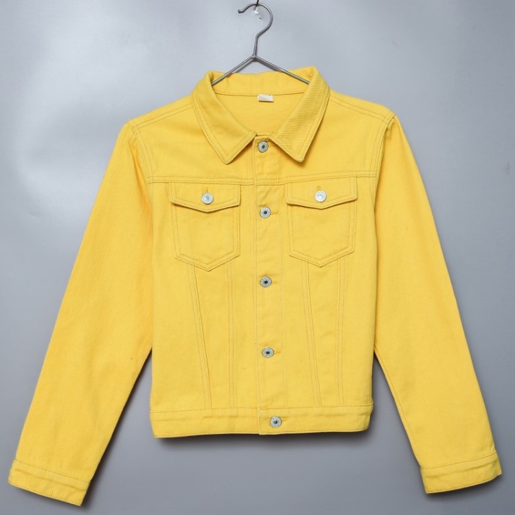 Jackets | Lemon Classic Cotton Denim Jacket  –  Womens Clothing Jackets