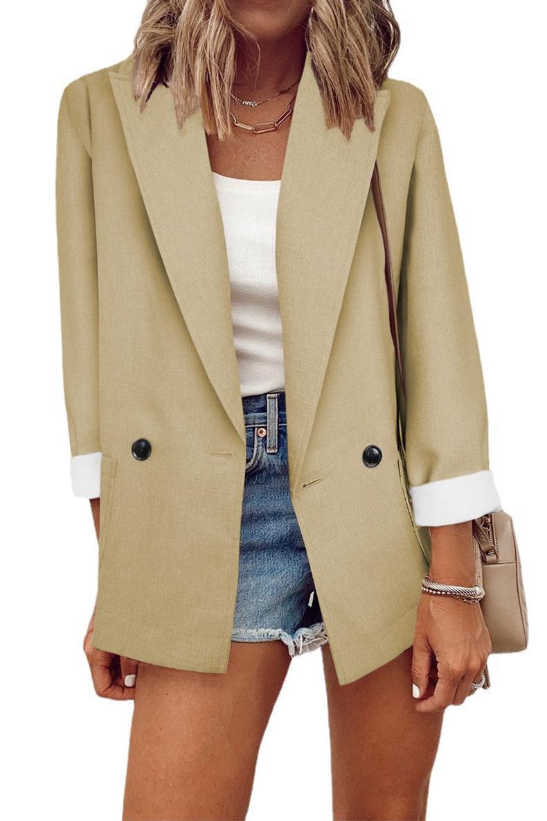 Jackets | Lemon Double Breasted Button Blazer  –  Womens Clothing Jackets