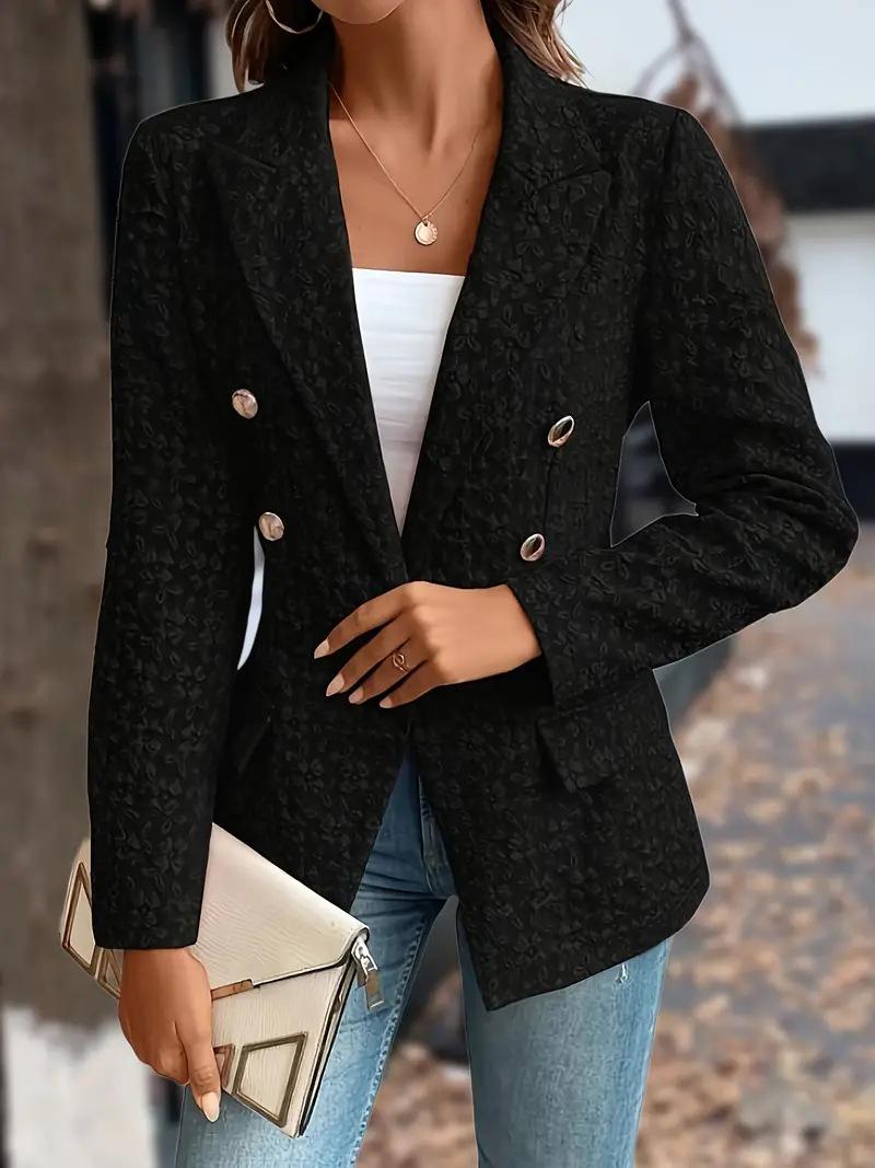 Jackets | Light Blue Textured Check Boucle Blazer Jacket  –  Womens Clothing Jackets