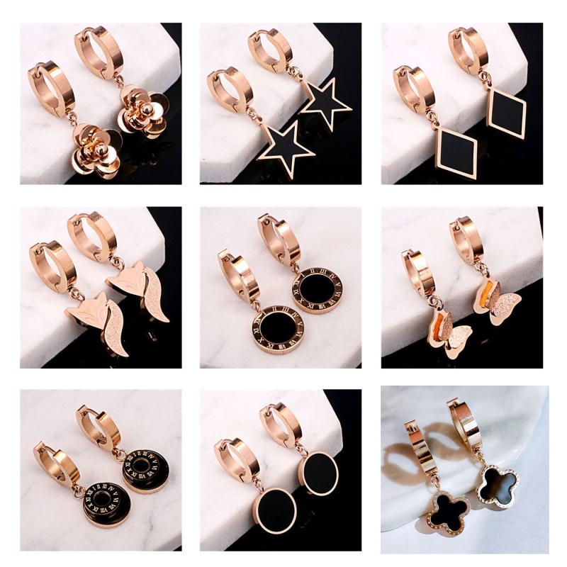 Jewellery | Silver Drop Clock Earrings  –  Womens Accessories Jewellery