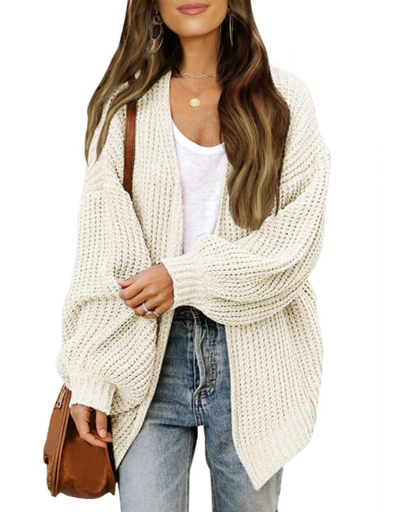 Knitwear | Ivory Curve Bow Detail Knit Cardigan  –  Womens Clothing Ivory