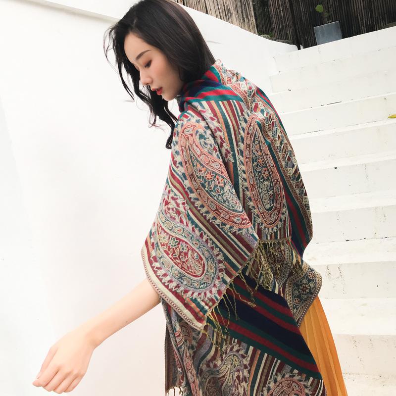 Knitwear | Natural Aztec Print Tassel Hem Longline Cardigan  –  Womens Clothing Knitwear