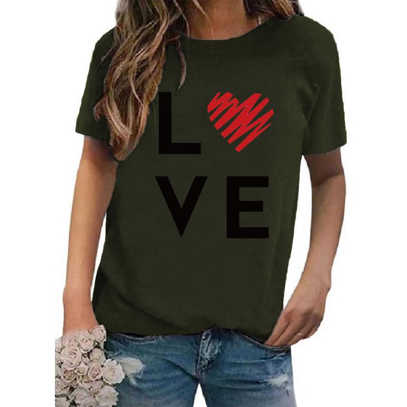 Tops | Black Curve Love Print Jersey T-Shirt  –  Womens Clothing Black