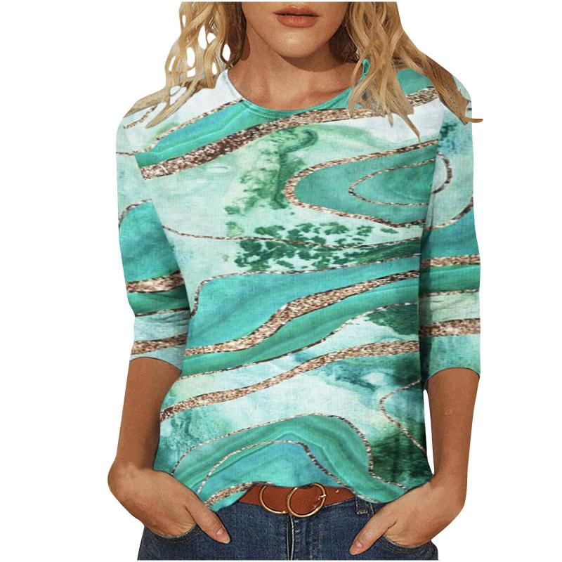 Tops | Blue Lace Trim Stripe Mesh Overlay Top  –  Womens Clothing Blue