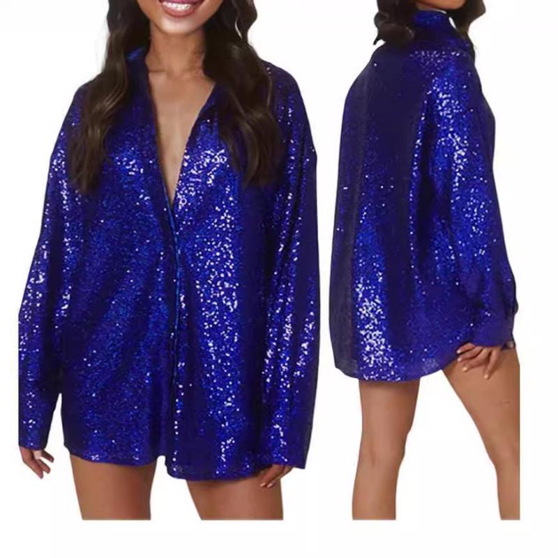 Tops | Navy Shimmer Cowl Back Tunic Top  –  Womens Clothing Navy