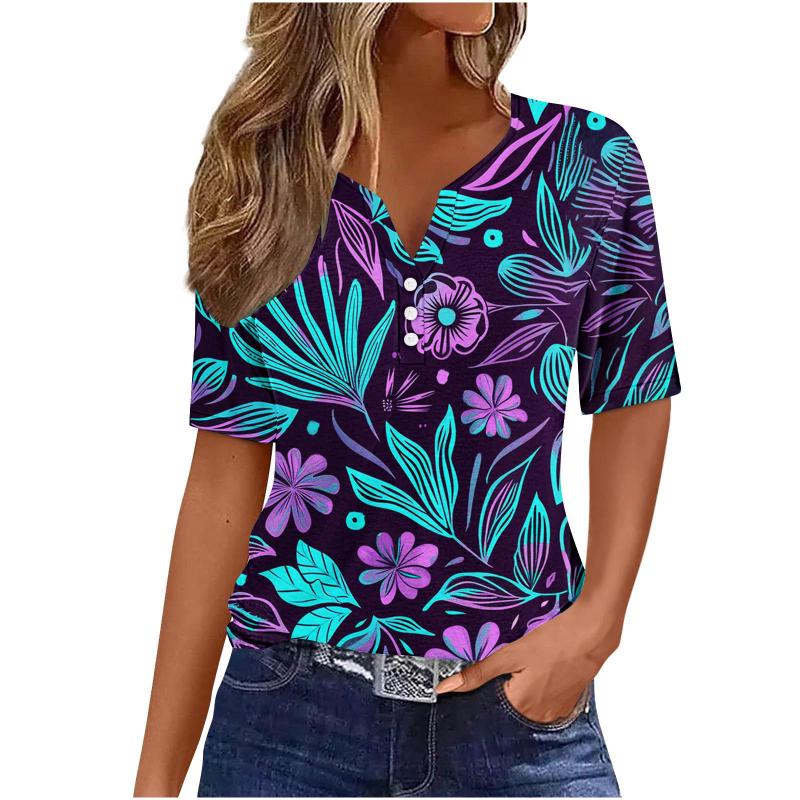 Tops | Red Tropical Print Frill Sleeve V-Neck Vest Top  –  Womens Clothing Red