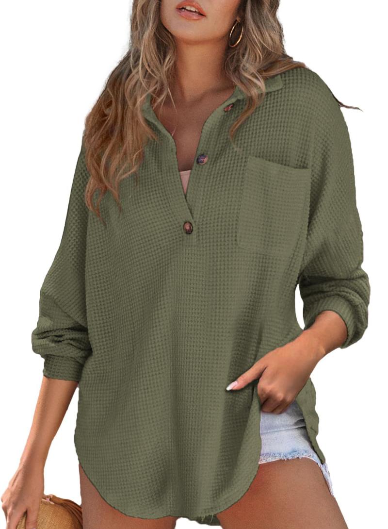 Tops | Sage Relaxed Smart Stretch Shirt  –  Womens Clothing Sage