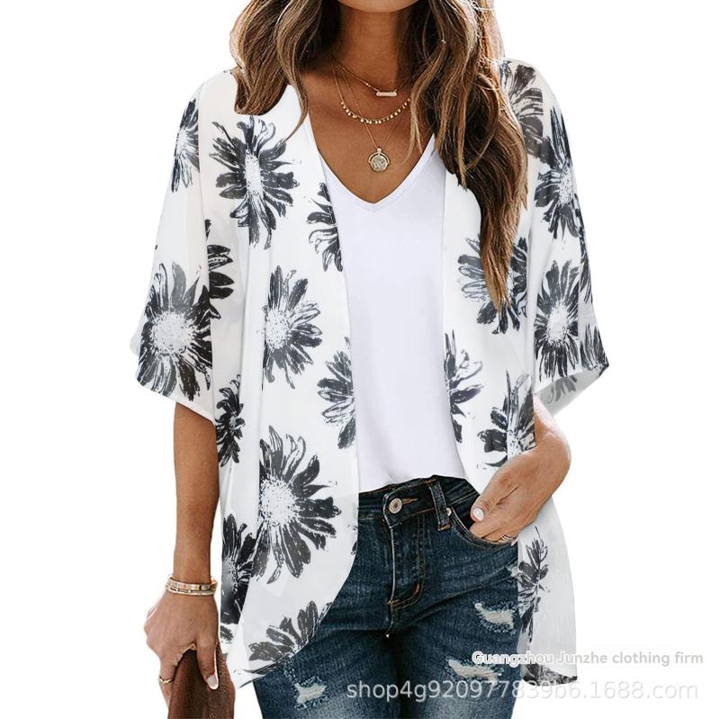 Tops | Yellow Floral Print Button Front Top  –  Womens Clothing Tops