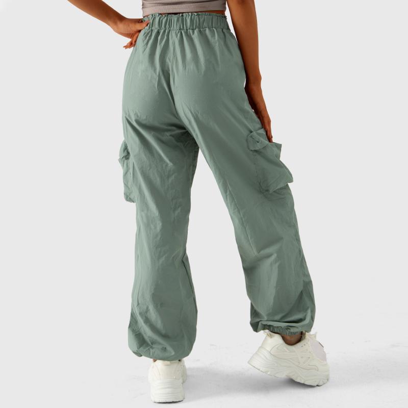 Trousers | Khaki Curve Linen Look Wide Leg Trousers  –  Womens Clothing KHAKI