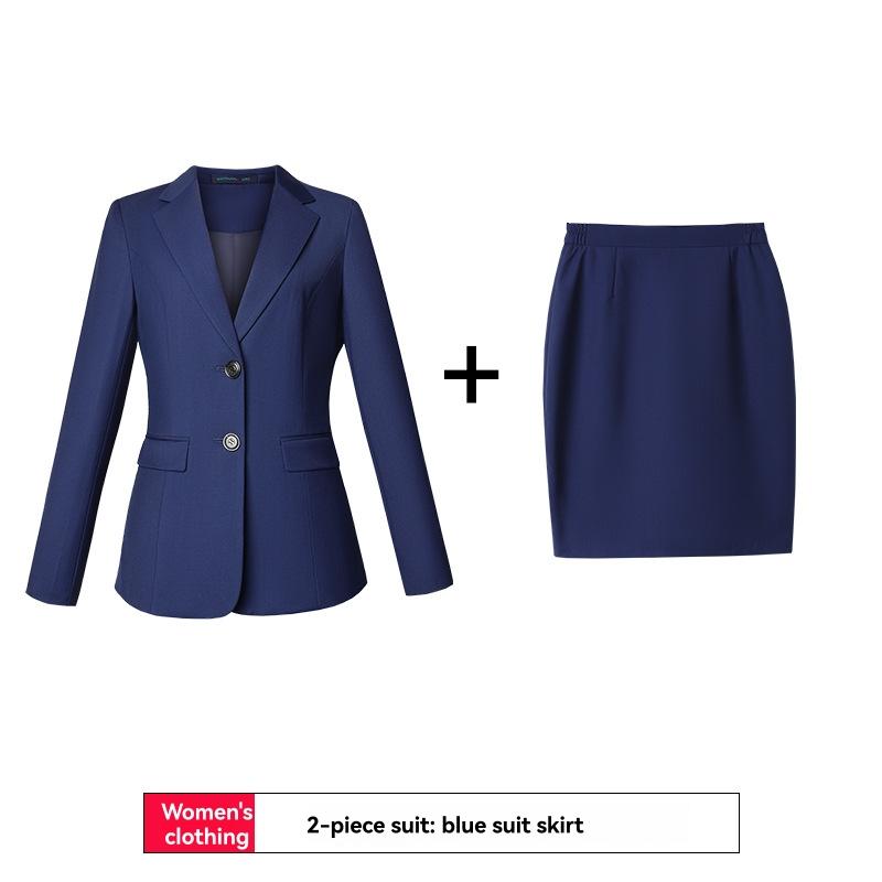 Jackets | Navy Button Detail Stretch Blazer  –  Womens Clothing Jackets